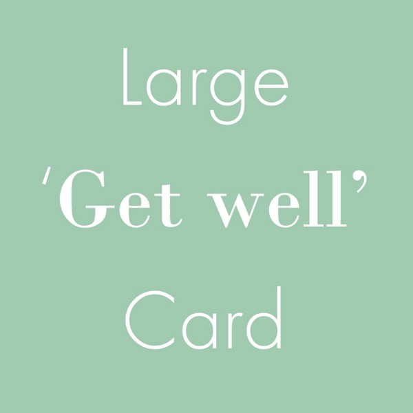 GET WELL CARD