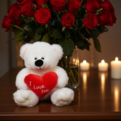 I LOVE YOU TEDDY